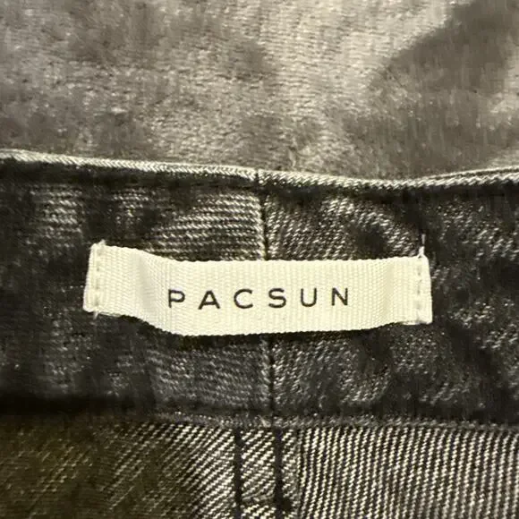 PacSun Womens Mom Jeans Size 25 Dark Wash Black Casual Denim - Picture 12 of 16